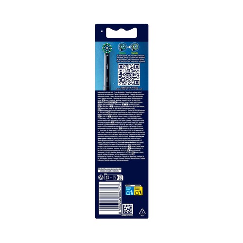 ORAL-B Pro cross action Cabezales de recambio, para cepillo de dientes eléctrico 4 uds.