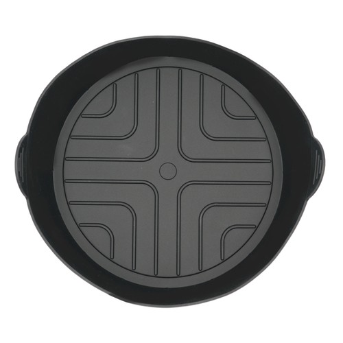 Molde de silicona redondo de 22cm con asas para freidora de aire ACTUEL.