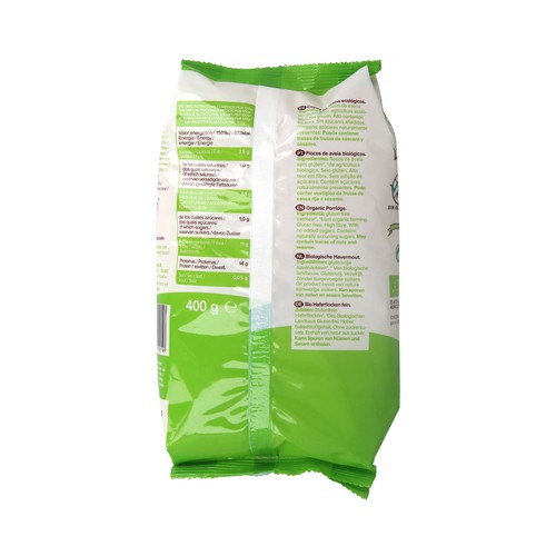 MUESLI Up Copos de avena finos sin gluten, ecológicos MUESLI Up 400 g.