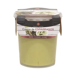 SANTA TERESA Crema de espárragos, lista para calentar y comer 400 g.