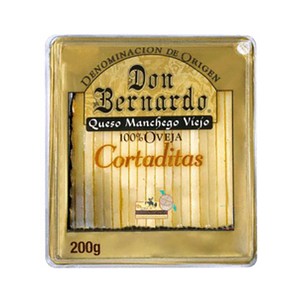Imagen de DON BERNARDO Queso cortado manchego cortaditas 200 g.