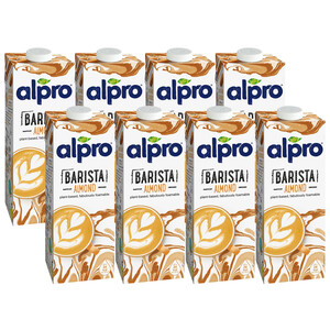 Imagen de ALPRO Barista Bebida de almendras 100% vegetal, especial para café 8 x 1 l.