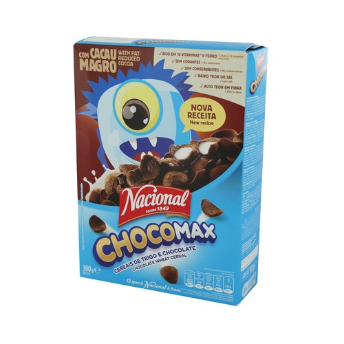NACIONAL Cereales Chocomax pétalos con chocolate 300 g.