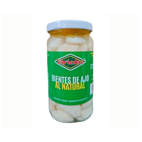 VARIEDAD Dientes de ajo al natural 140 g.