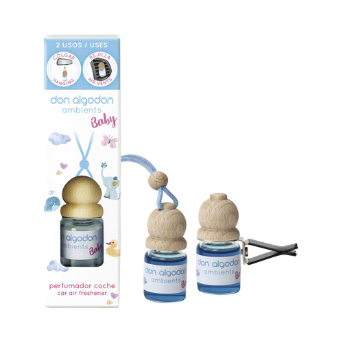 DON ALGODÓN Ambients baby Ambientador perfumador para espacios reducidos, con aroma original.