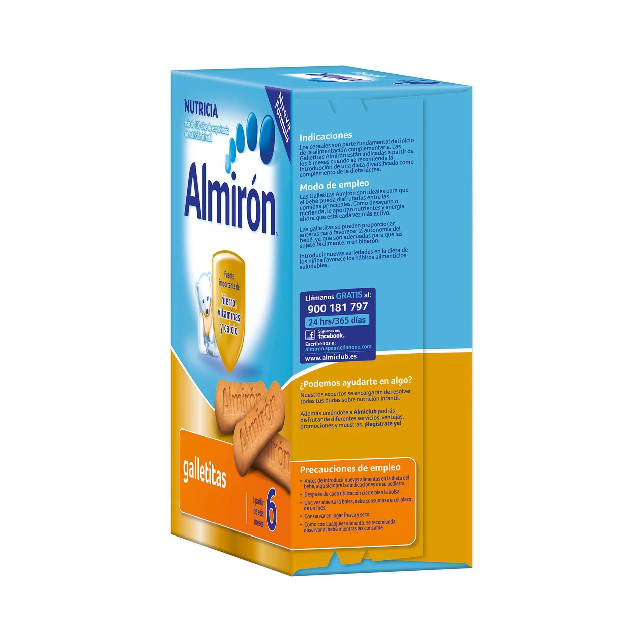 ALMIRÓN Galletitas infantiles a partir de 6 meses ALMIRÓN 180 g.
