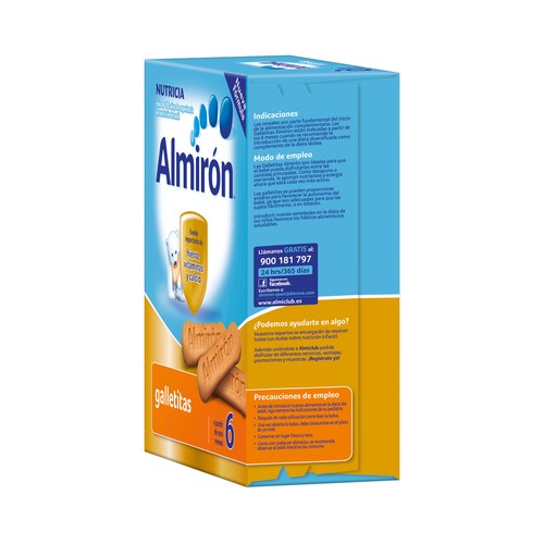 ALMIRÓN Galletitas infantiles a partir de 6 meses ALMIRÓN 180 g.