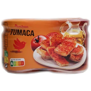 PRODUCTO ALCAMPO Tumaca listo para comer 2 frascos 185g.