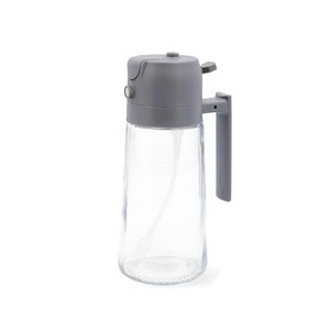 Imagen de Aceitera spray y vertedor de vidrio 450ml, Mia BIDASOA. 