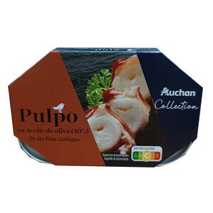 ALCAMPO GOURMET Pulpo Rías Gallegas en aceite de oliva ALCAMPO GOURMET 67 g.
