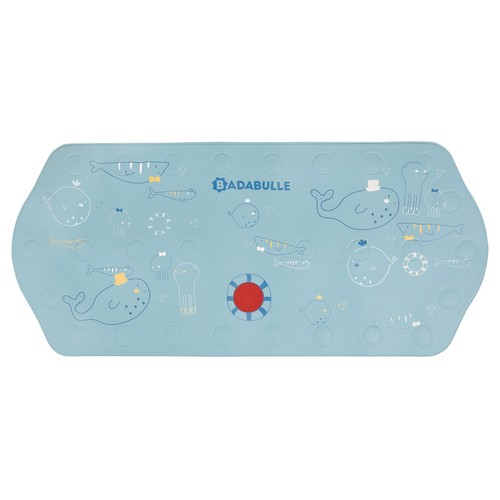 Alfombra baño antideslizante XL para bebé con indicador de temperatura, BADABULLE.