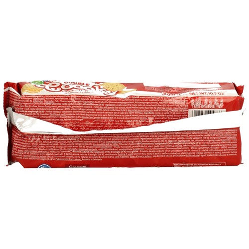 COPPENRATH Galletas tipo sándwich rellenas con crema sabor vainilla COPPENRATH DOUBLE COOOKY 300 gr,