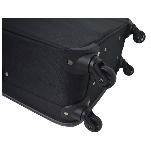 Maleta de cabina tipo trolley  4 ruedas air soft  55cm negro. AIRPORT