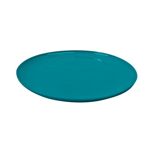 Plato llano reutilizable 25cm, color azul, ACTUEL