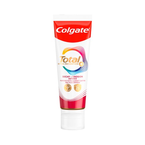 COLGATE Total prevención activa Crema de dientes antidesgaste y anti erosión 75 ml.