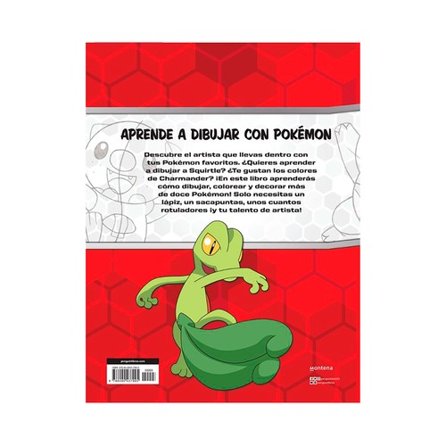 Aprende a dibujar con pokemon (colección pokemon). VA. MONTENA