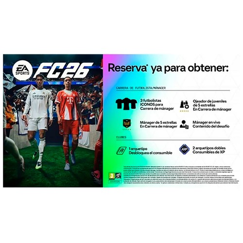EA Sports FC26, NINTENDO SWITCH. PEGI +3