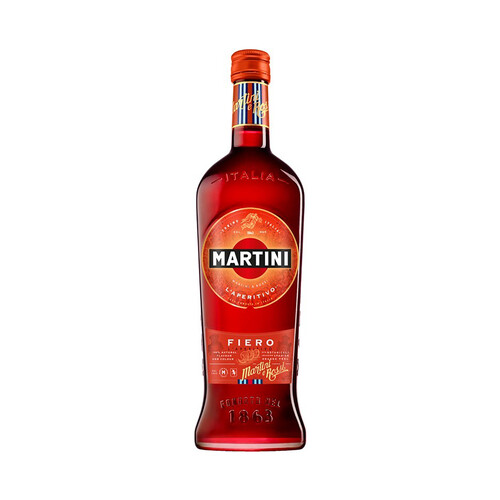 MARTINI Aperitivo ideal para mezclar con tónica MARTINI Fiero botella de 75 cl.