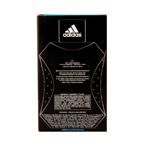 ADIDAS Eau de toilette para hombre con vaporizador en spray ADIDAS Ice dive 100 ml.