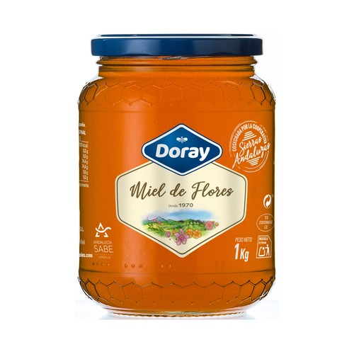 DORAY Miel de flores 1 kg.