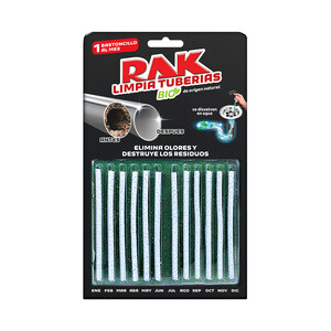 Imagen de RAK Limpiatuberías en barritas RAK 12 uds.