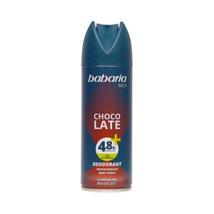 Men Desodorante en spray para hombre sin aluminio y con aroma a chocolate 200 ml.