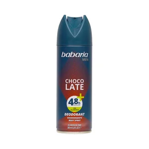 BABARIA Men Desodorante en spray para hombre sin aluminio y con aroma a chocolate 200 ml.