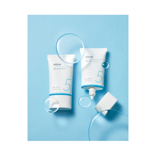 MISSHA Aqua Protector solar hidratante con FPS 50+ 50 ml.