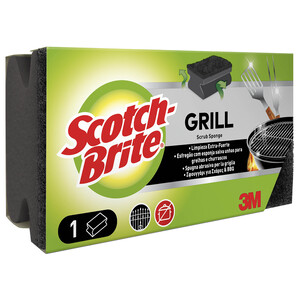 Imagen de SCOTCH-BRITE Grill Estropajo de fibra con esponja, para una limipieza extra-fuerte.