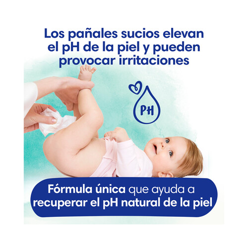 Dodot Toallitas Pure Aqua para Bebé, 99% Agua, 100% Fibras de