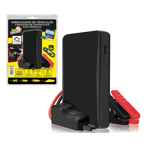 Arrancador de vehículos y cargador de dispositivos electrónicos BEST DRIVER.