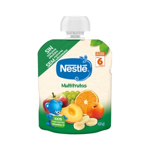 NESTLÉ Bolsita de fruta (multifruta) para bebés a partir de 6 meses NESTLÉ 90 g.
