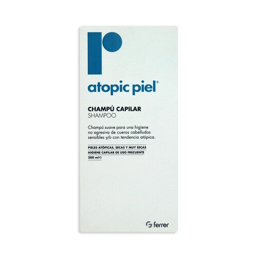 ATOPIC PIEL Champú capilar para cueros cabelludos con tendencia atópica y/o sensible ATOPIC PIEL 200 ml.