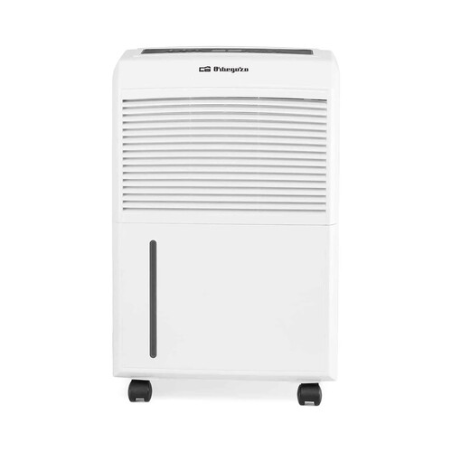 Deshumidificador ORBEGOZO DH 3000, depósito de 5,8L, deshumidificación 30L/día.