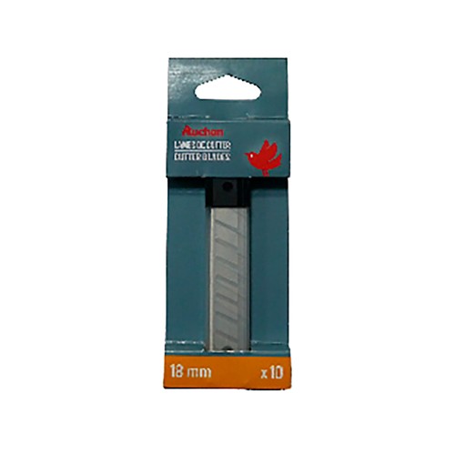 Hojas de cutter de 18 mm, 10 unidades, ALCAMPO.