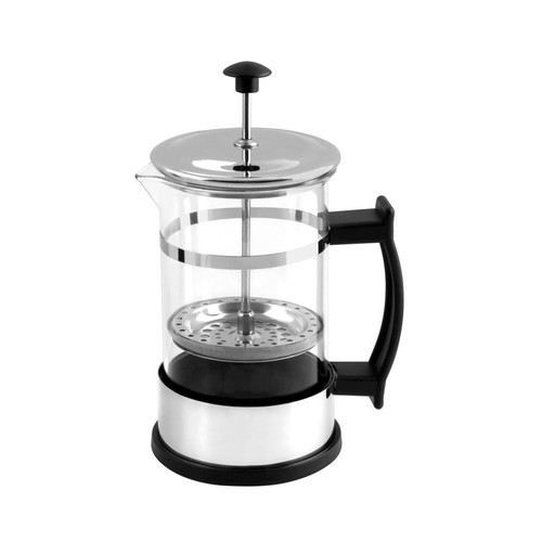 Tetera de vidrio borosilicato con émbolo , 600 ml, HOME.