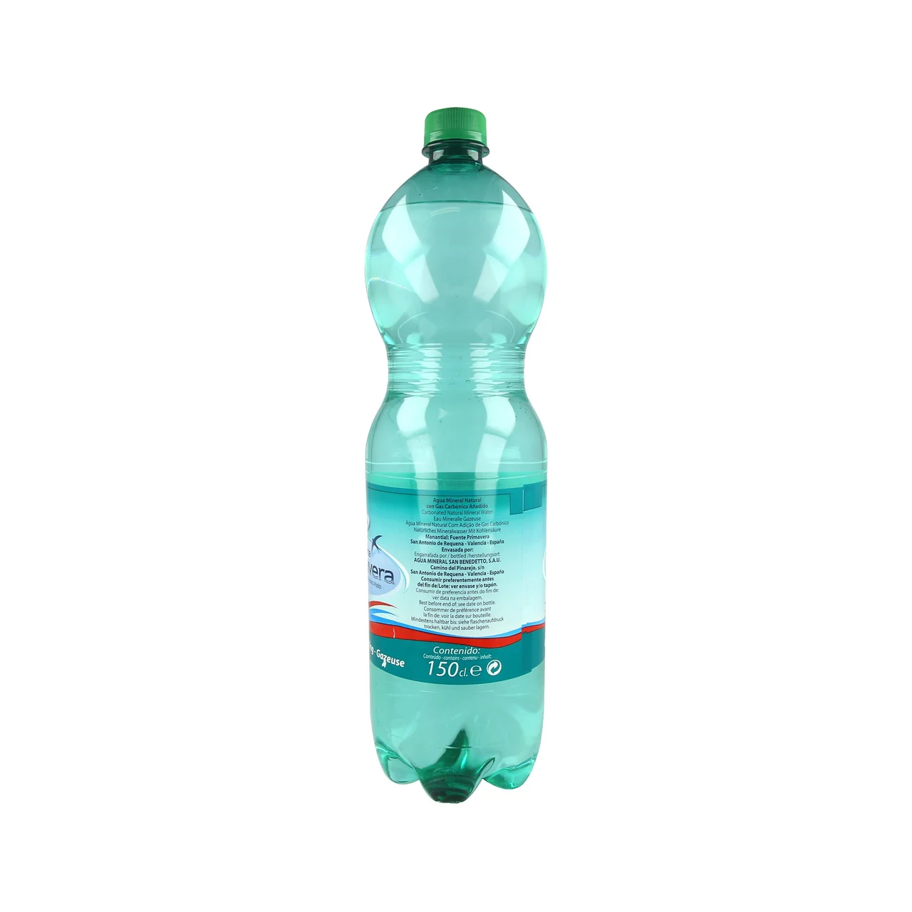 Agua mineral con gas carbónico pack 6 uds. x 1,5 l.