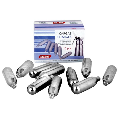 Cargador sifones de nata 10 unidades