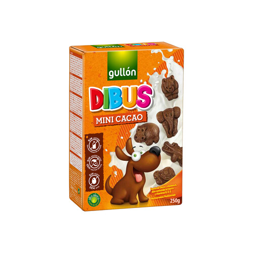 GULLÓN Dibus Galletas de chocolate 250 g.