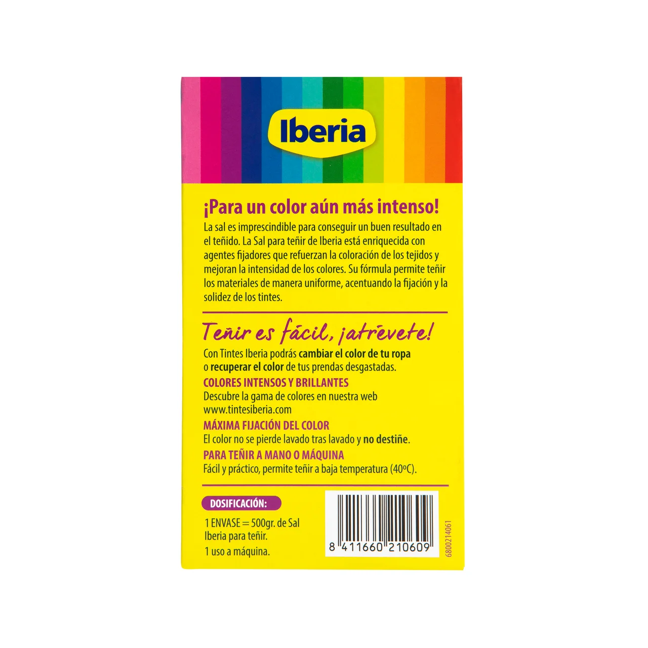 IBERIA Sal fijadora para teñir IBERIA 500 g.