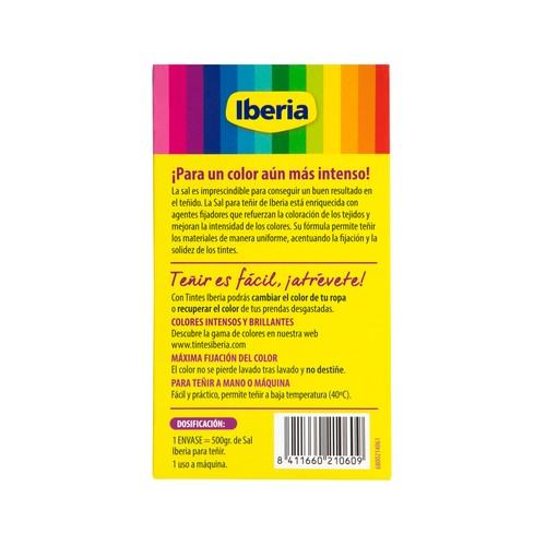 IBERIA Sal fijadora para teñir IBERIA 500 g.