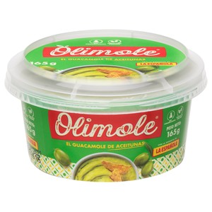 LA ESPAÑOLA Salsa de aceitunas estilo guacamole, con un toque de jalapeño picante 165 g.