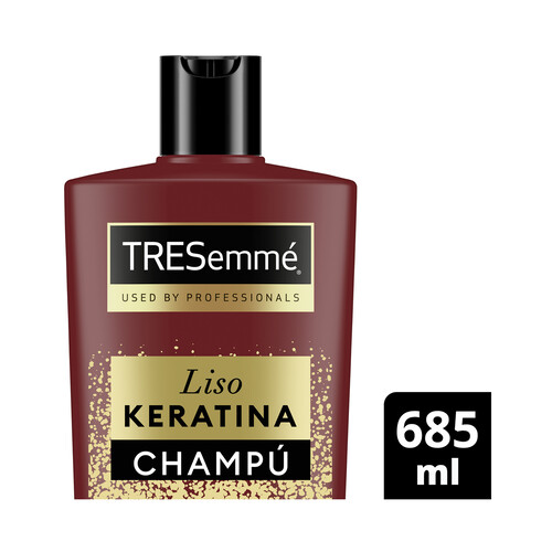 TRESEMMÉ Liso keratina Champú con keratina y aminoácidos, para cabello encrespado o dañado 685 ml.