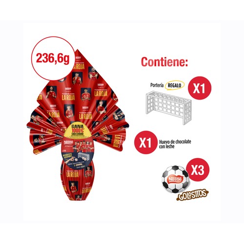 NESTLE Huevo de pascua de la roja 236 g.