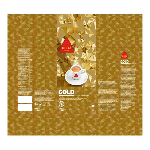 DELTA Gold Café molido natural, 250g.