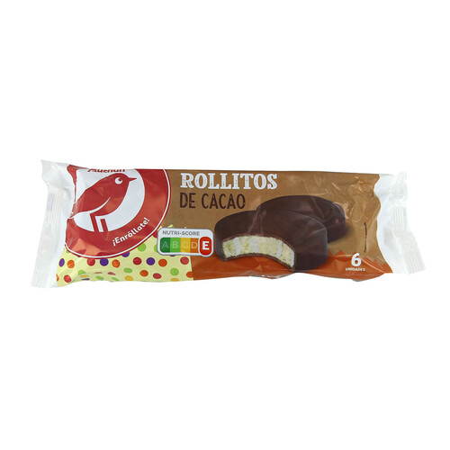 Rollitos al cacao PRODUCTO ALCAMPO 6 uds. 270 g.