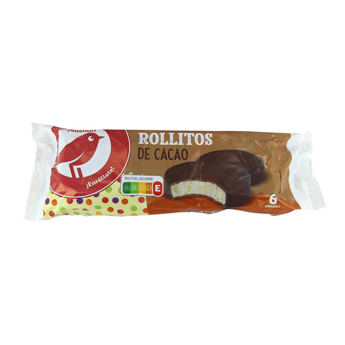 PRODUCTO ALCAMPO Rollitos al cacao PRODUCTO ALCAMPO 6 uds. 270 g.