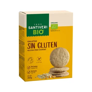 SANTIVERI Galletas sin gluten ecológicas SANTIVERI BIO DIGESTIVE 360 g.