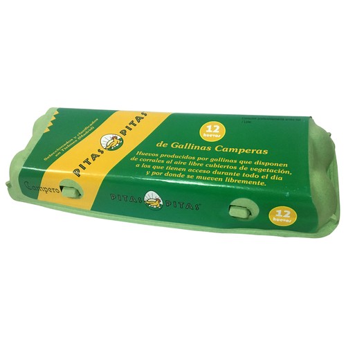 PITAS Huevos de gallinas camperas clase M-L y cat. A 12 uds.