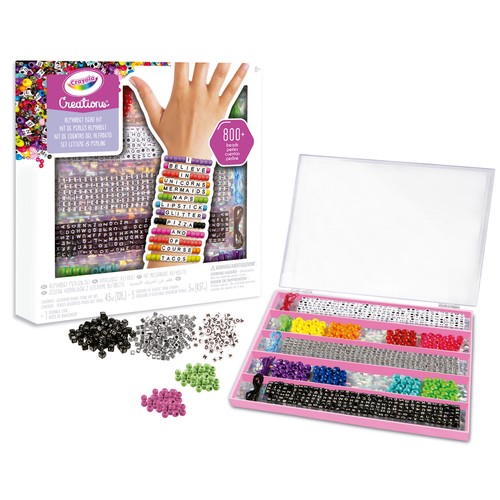 Set de perlitas para crear tus pulseras, CRAYOLA.